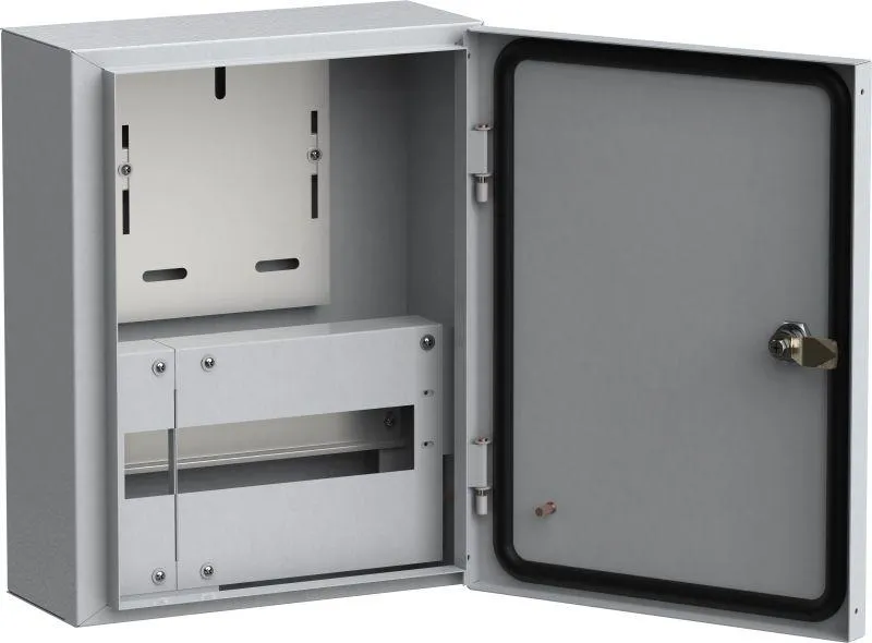 Корпус металлический ЩУРн-1/12 IP54 без окна IEK