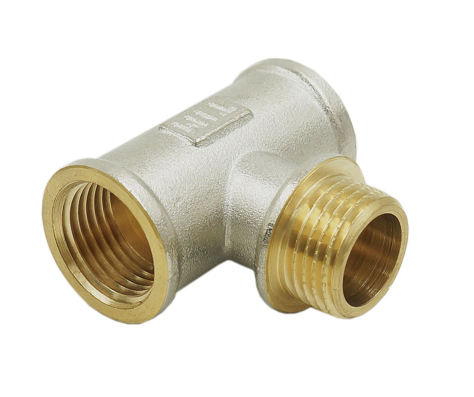 Тройник никелированный Zeissler ВНВ 3/4"
