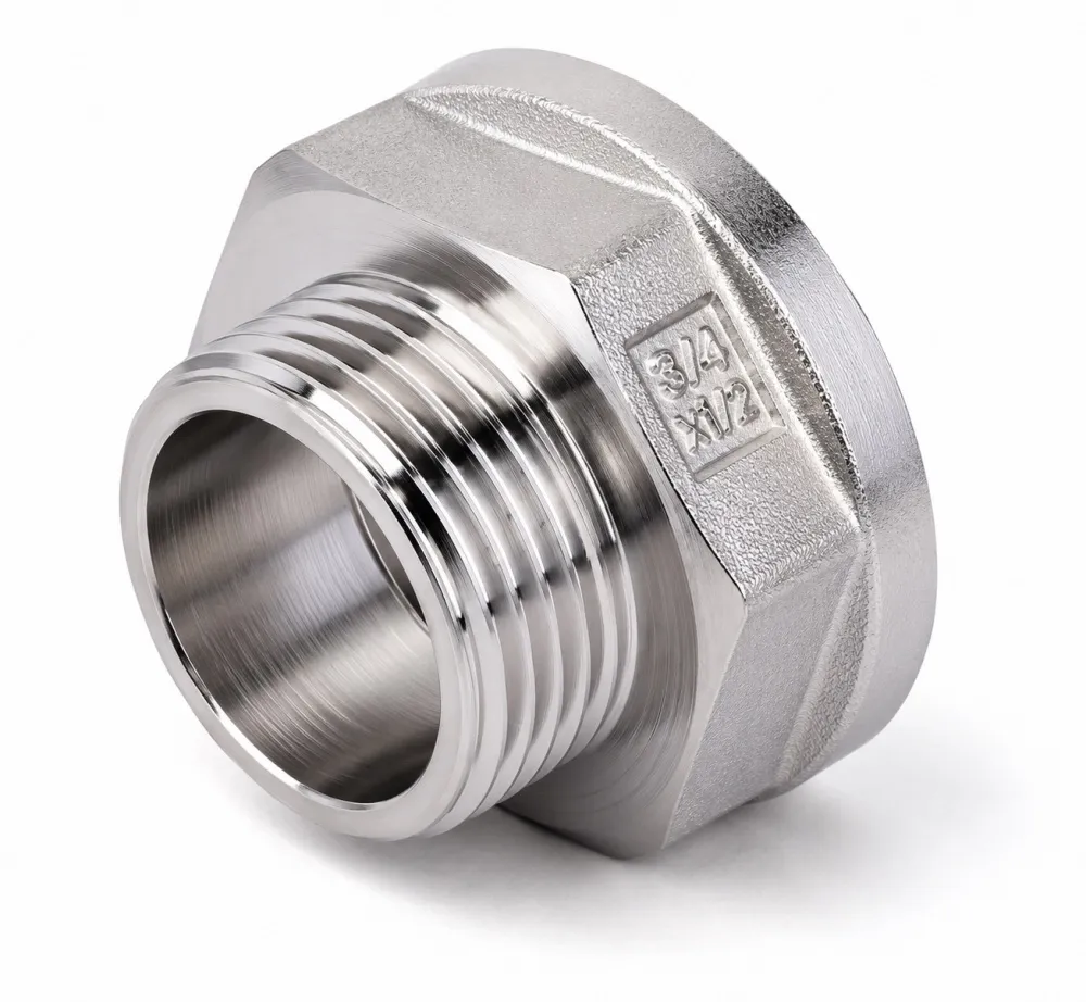 Переходник никелированный Zeissler ВН 3/8" х 1/4"