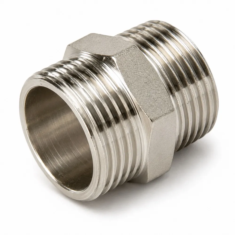 Ниппель никелированный Tim 1/2" усиленный