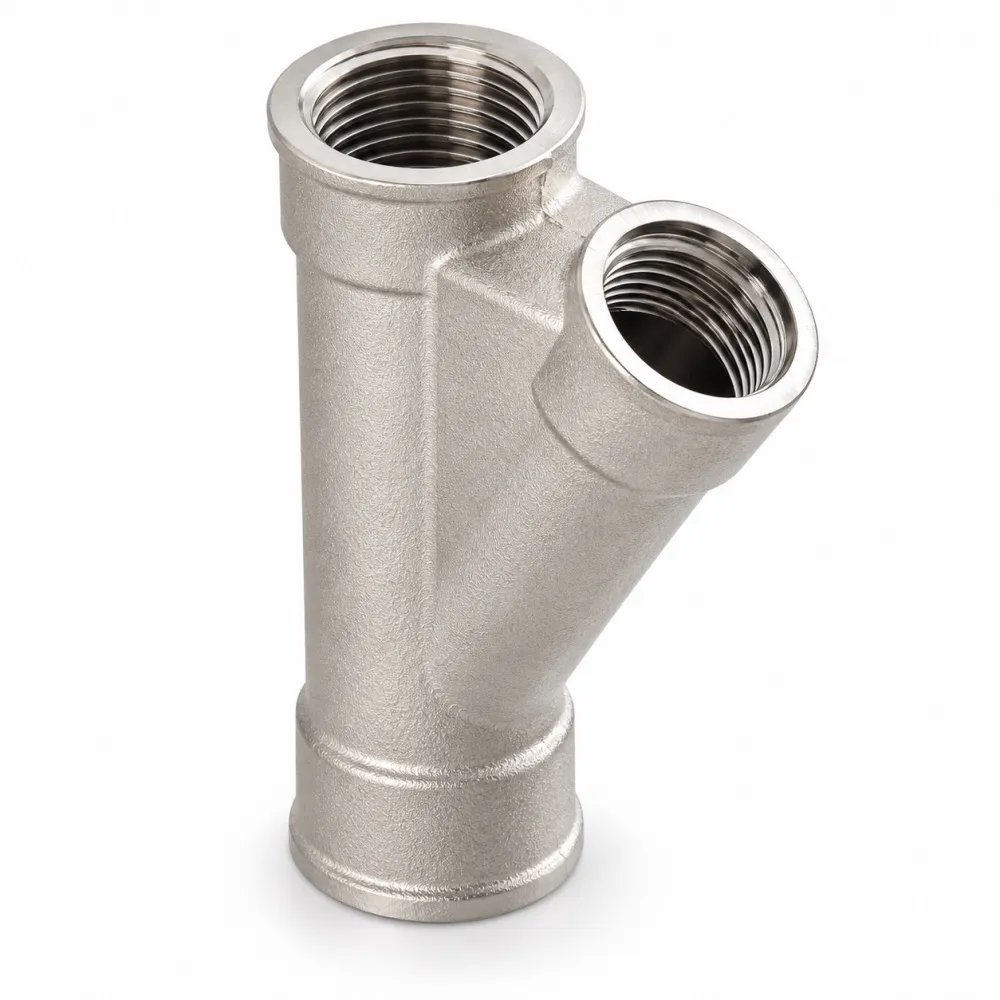 Тройник для ввода греющего кабеля Tim TDS022N 1/2" x 1/2" косой — фото 2