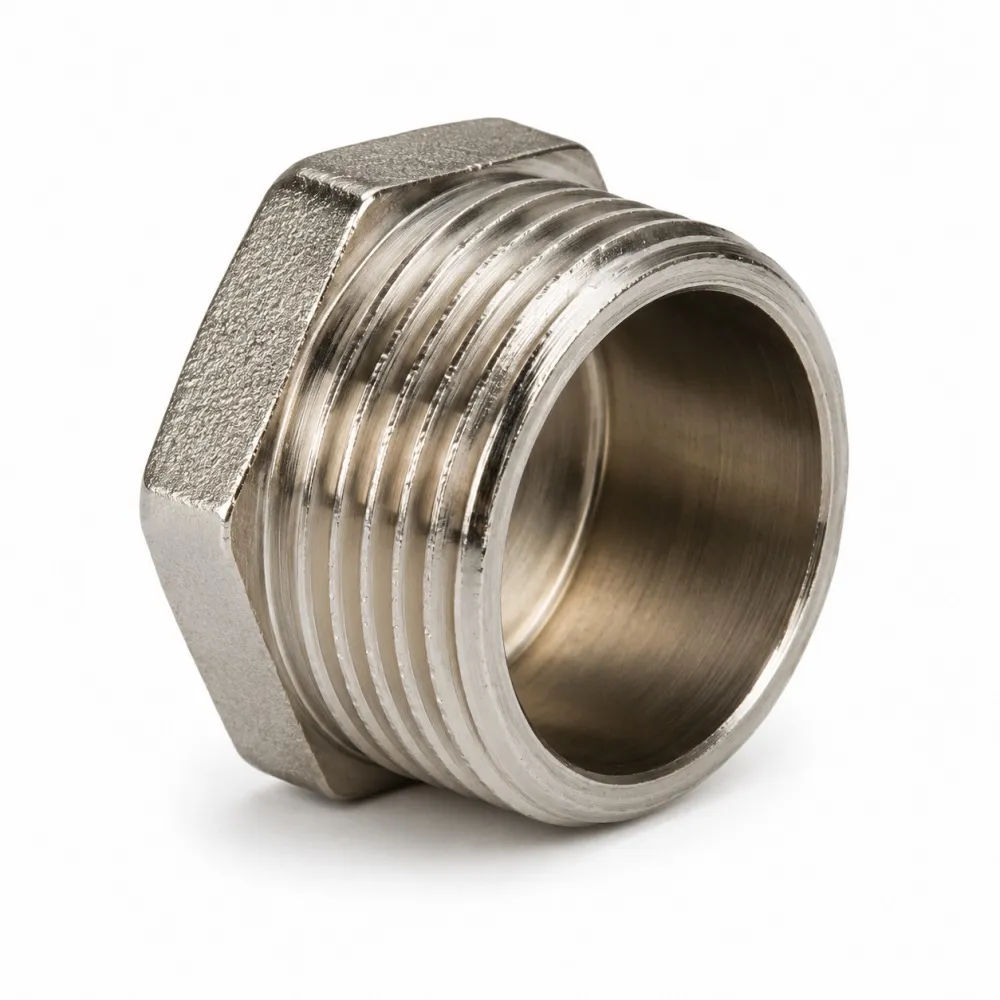 Пробка никелированная Zeissler НР 1.1/2" — фото 2