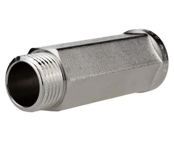 Удлинитель никелированный шестигранный Zeissler ВН 1/2" 15мм