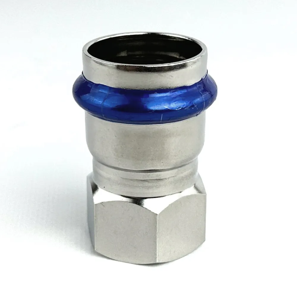 Пресс-фитинг с ВнР 18мм х 3/4" из нержавеющей стали ZTI.502.001805