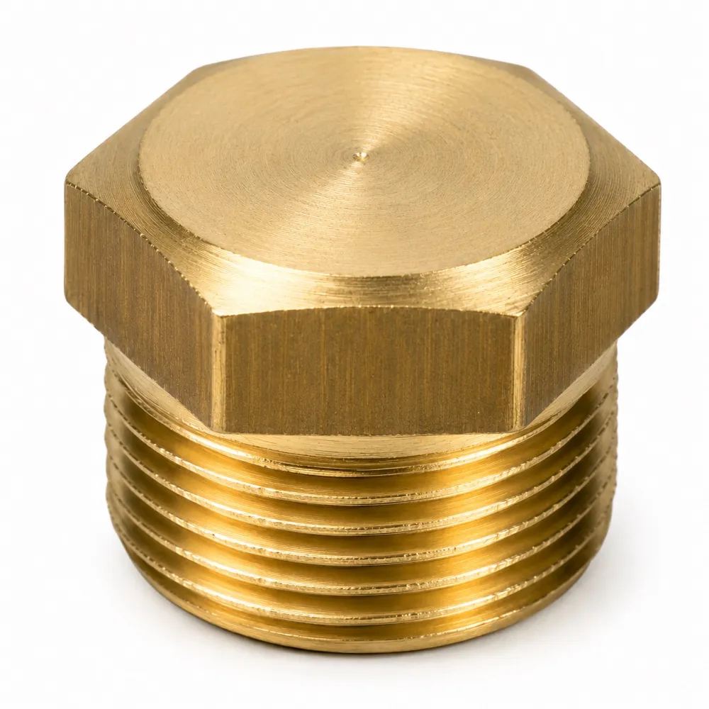 Пробка Tim НР 1.1/2", латунь — фото 2