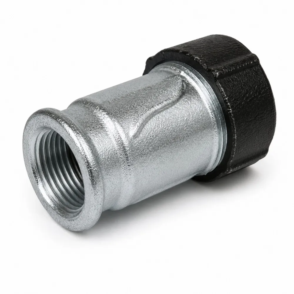 Соединитель обжимной из ковкого чугуна Zeissler 1" (31.4-34.2), внутренняя резьба