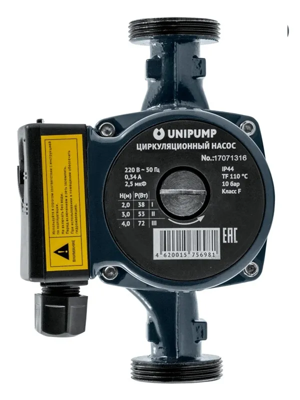 Насос циркуляционный Unipump CP 25-40 180мм