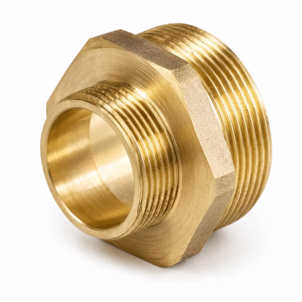 Ниппель переходной Tim 1/2" х 2" латунь