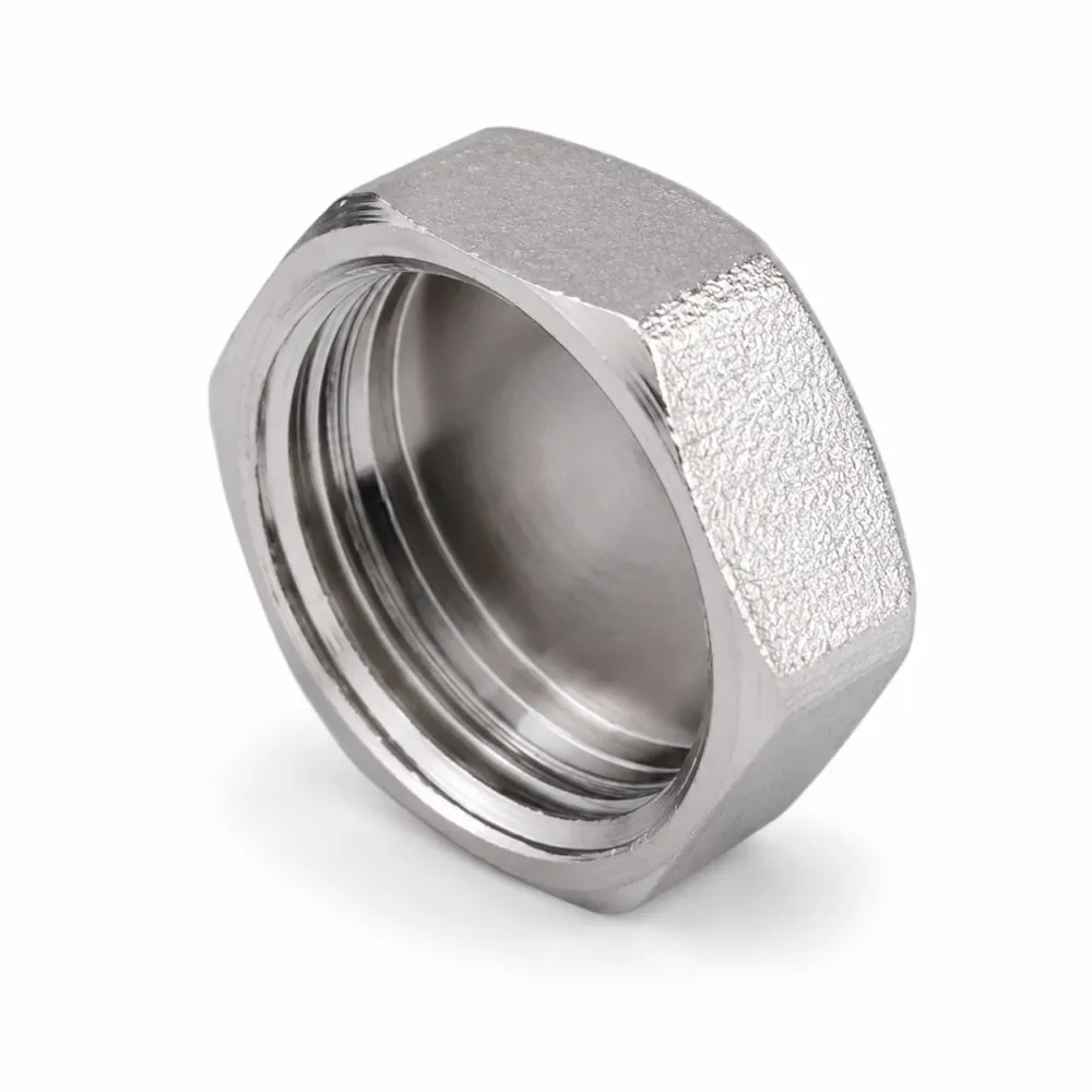Заглушка никелированная Zeissler ВР 1/2" — фото 2