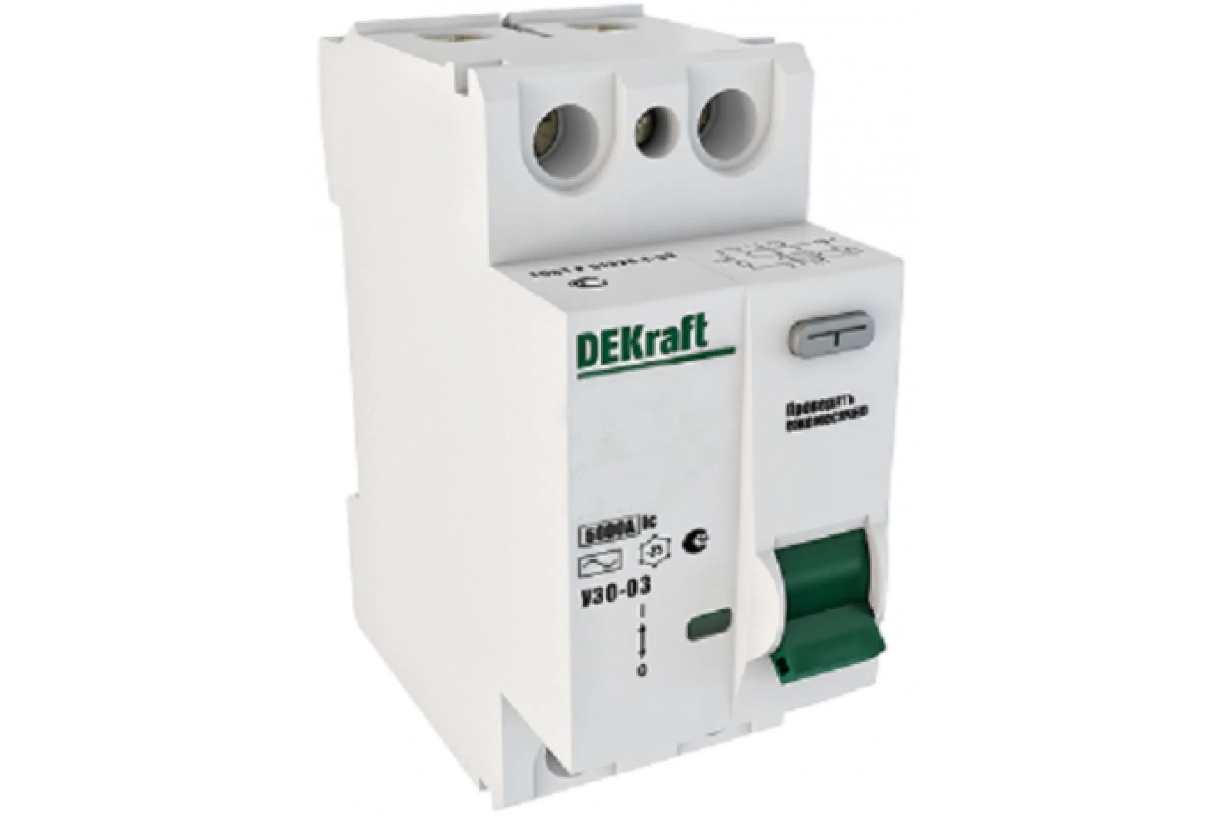 УЗО-03 Dekraft 2P 40А 30мА AC 6кА