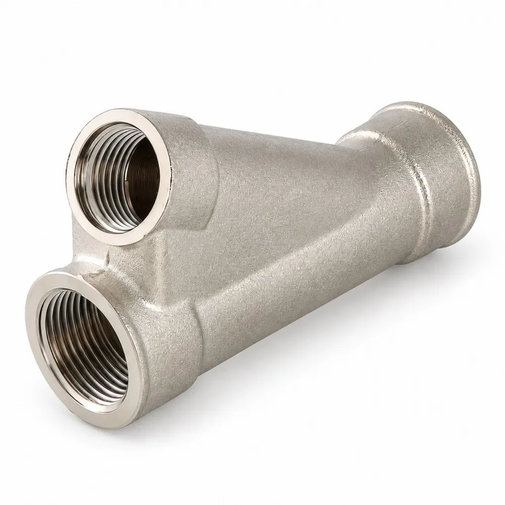 Тройник для ввода греющего кабеля Tim TDS042N 1" x 1/2" косой