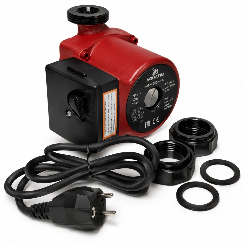Насос циркуляционный AquaTim AM-XPS25-4-130 25-40 130мм — фото 2