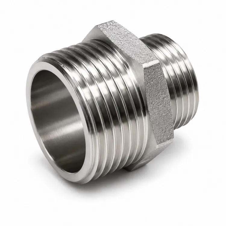 Ниппель переходной никелированный Zeissler 1/2" х 1.1/4"