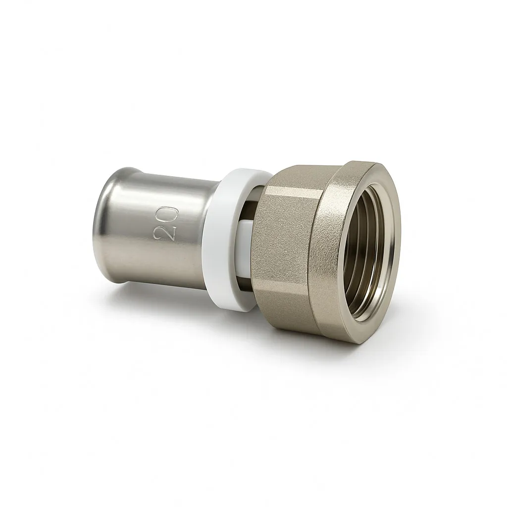Пресс-фитинг соединение Tim ВнР 26мм x 3/4", латунь арт. F-S2603FN