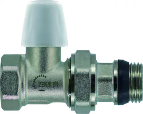 Клапан радиаторный настроечный прямой Zeissler RD222.03 3/4" с уплотнительным кольцом