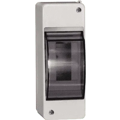 Корпус пластиковый IEK KREPTA 3 КМПн 2/2 для 2-х автоматов наружной установки IP30 белый